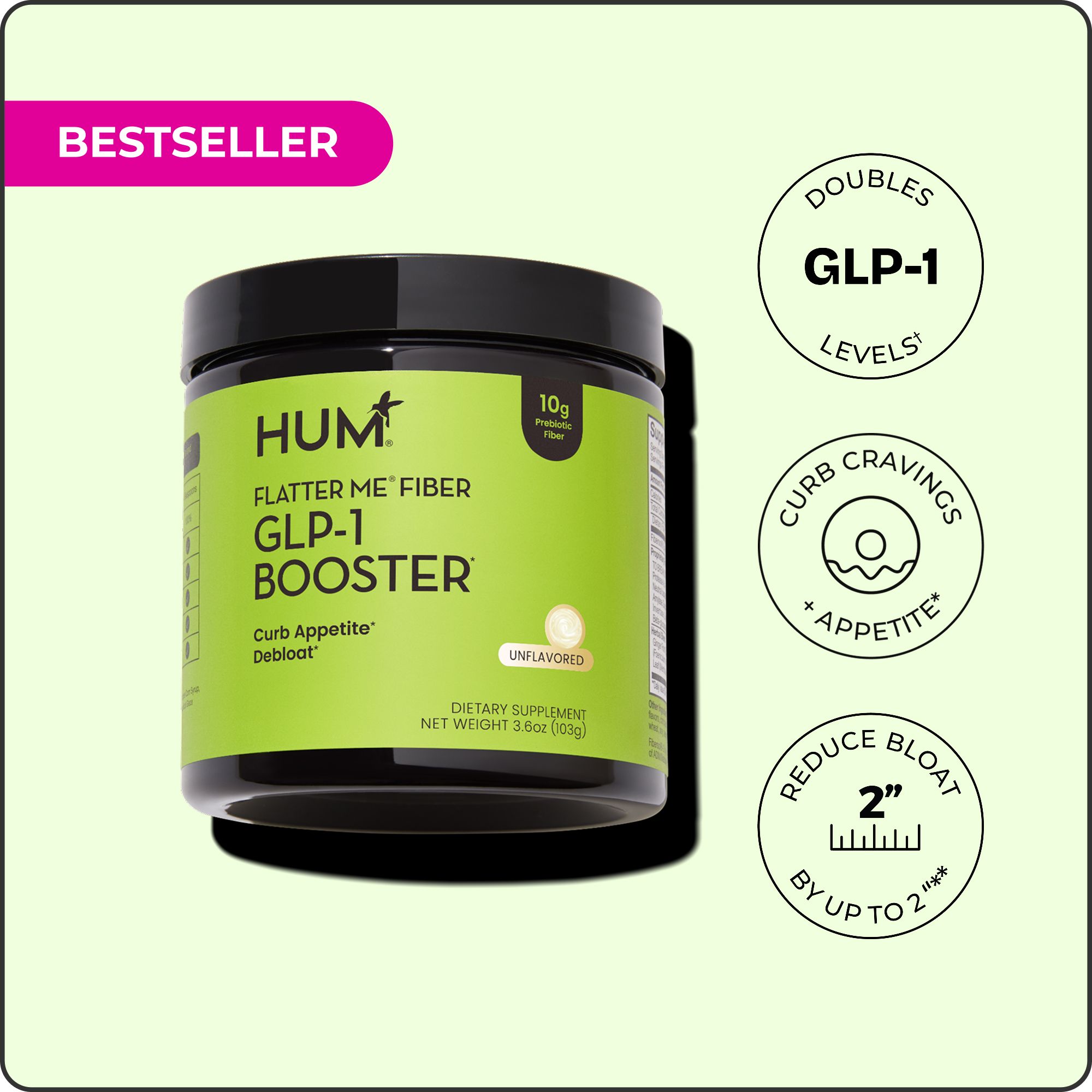 Flatter Me Fiber GLP-1 Booster - Unflavored
